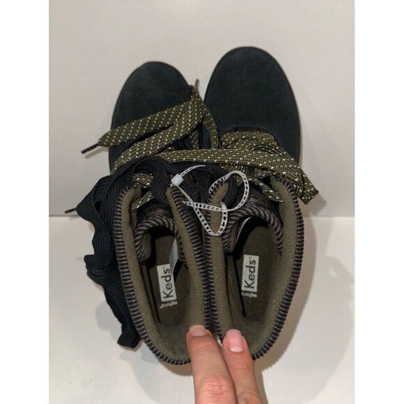 Keds Camp Boot NWOT Suede & Splash Twill w/ Thinsulate Women Size 9.5 US - Picture 7 of 12